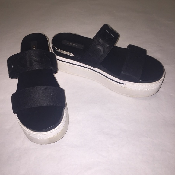 Donna Karan Shoes - DNKY Black Platform Sandals